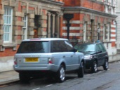 Face to face with a Freelander in Westminster