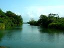 A stretch of original French Panama Canal